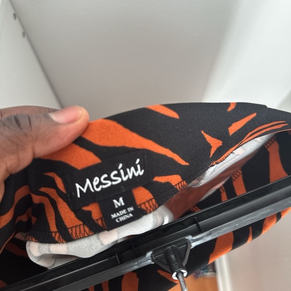 Orange and Black Messini Skirt - Picture 6 of 6